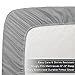 Bare Home Fitted Bottom Sheet Twin Size - Premium 1800 Microfiber - Ultra-Soft Hotel Luxury - Deep Pocket - Durable and Long Lasting (Twin, Light Grey)
