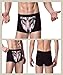 Sexy Tide Men's Sexy Funny 3D Cartoon Wolf Head Animal Print Boxer Briefs Novelty Underpants Flexible Stretch Underwear