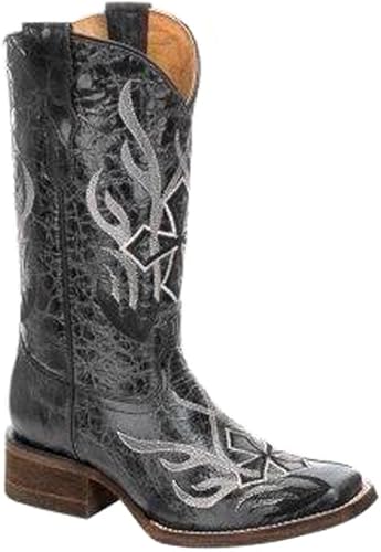 corral boots black square toe