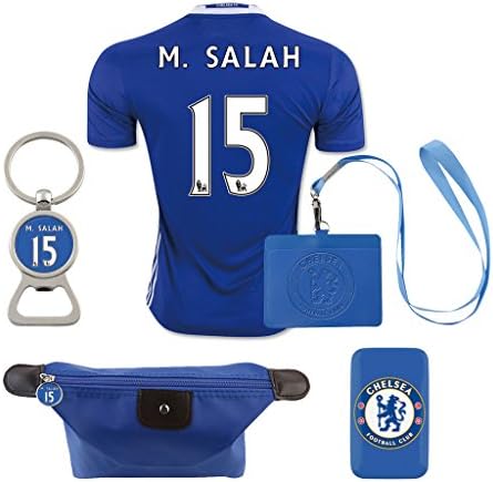#15 M. Salah (6 in 1 Combo) Chelsea F.C. Home Match Adult Soccer Jersey 2016-2017