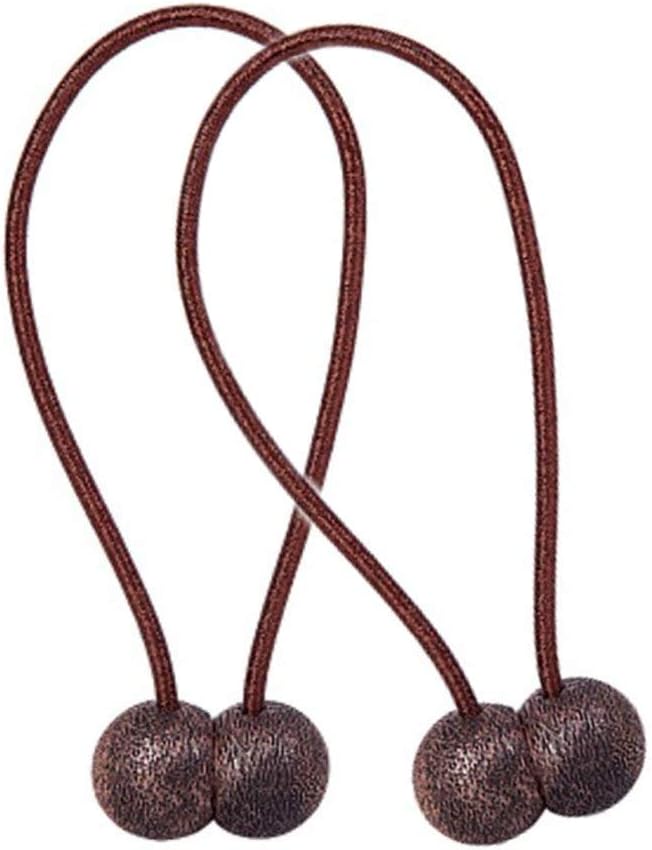 YYC 2Pcs American Style Magnetic Curtain Buckle Tieback Drapey Holder Room Decor (Copper)