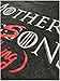 Ann Arbor T-shirt Co. Mother of Dragons (er, Sons - Same Thing) | Funny Mommy Ladies' V-Neck T-Shirt - Small - Heather Black