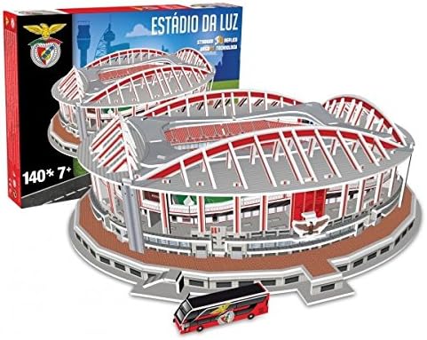 Nanostand Unisex's Benfica Puzzle Grey/Red/White, Size One