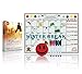 Magnetic Dry Erase Monthly Calendar – 16”x12” with 6 Dry Erase Markers & Smiley Eraser - Wipes Clean Stain Free – Magnetic Refrigerator Calendar/ Small White Board Planner/ Grocery List Magnet Pad