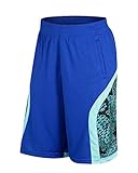 Mens Junior Teen Mesh Basketball Shorts Activewear with Deep Side Pockets