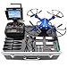 Potensic F181DH RC Drone Quadcopter with HD Camera, Altitude Hold, Stepless-Speed Function, 2MP Camera & 5.8Ghz FPV LCD Screen Monitor & Carrying Case - Blue