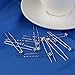 Pixnor Bridal Wedding Hair Pins Prom Faux Small Pearl Rhinestone Crystal Flower Hair Styling U Pins 10 pcs