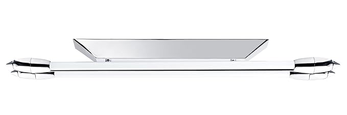 Modern Chrome Plated Kitchen 2 X 24watt Fluorescent Ceiling