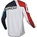 Fox Racing 180 Nirv Men's Off-Road Motorcycle Jerseys - Red/White / 2X-Large