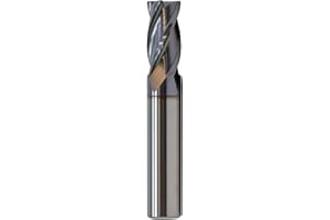 GS Tooling 101837 1/4 4-Flute 0.030 Radius Solid Carbide End Mill TiAlN Coated