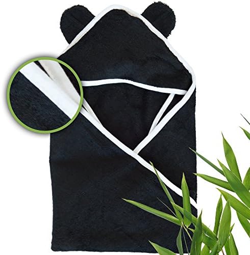 Moon and Baby | Super Soft Baby Towel with Hood, Hypoallergenic Organic Bamboo, Perfect for Babies and Toddlers with Skin Sensitive | Also Great for Fur Babies