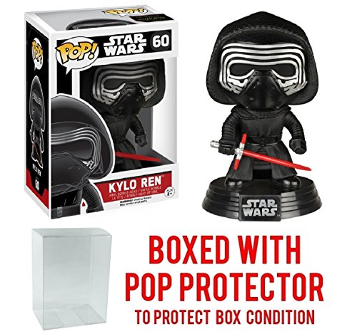Funko Pop! Star Wars: The Force Awakens - Kylo Ren #60 Vinyl Figure (Bundled with Pop BOX PROTECTOR CASE)