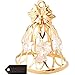 24K Gold Plated Wedding Bell Ornament Made with Genuine Matashi Crystals