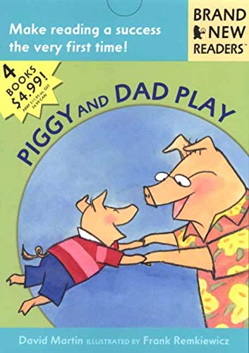 Piggy and Dad Play: 4 Brand New Readers: Sledding/ Play Ball!/ Water Balloons/ Lemonade for Sale - Thumbnail 4