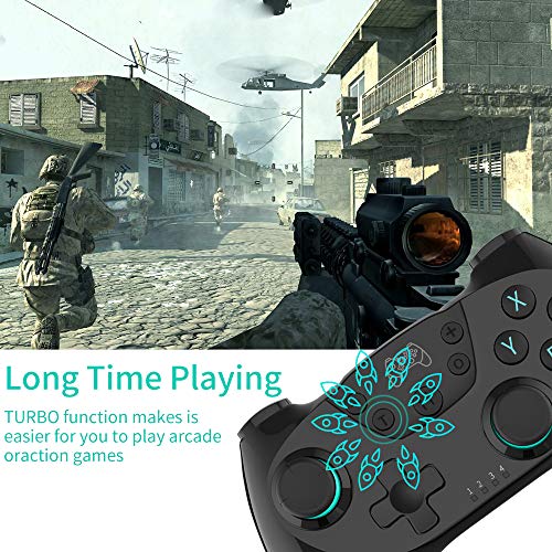 Wireless Switch Pro Controller Switch Remote Gamepad Joystick,RegeMoudal Wireless Switch Controller for Nintendo Switch [2020 Upgraded Version] - Thumbnail 5