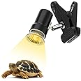 DaToo Reptile Heat Lamp Rotatable Turtle Heating Light with 50W UVA UVB Heat Bulb Simulated Sunlight Basking Spot Lamp with Clamp for Reptiles Lizard Amphibian Bearded Dragon Snake
