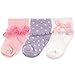 Luvable Friends Unisex Baby Socks Set, Light Pink, 12-24 Months