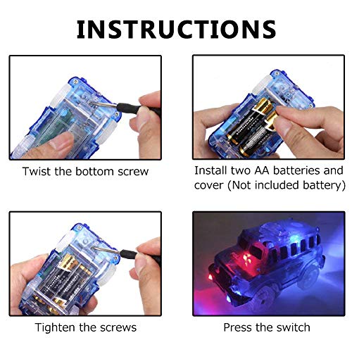 image for AUKND Tracks Cars Replacement Light Up Toy Car Track Accessories Toys 