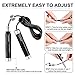 Jumtent Jump Rope with Adjustable Speed Cable & Aluminum Handles - Skipping Rope for Fitness Workouts, Jumping Exercise, Skipping and Boxing