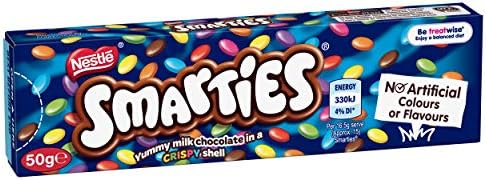 Smarties Smooth Milk Chocolate Box 50 Grams X 24 Amazon Com Au Grocery Gourmet Food