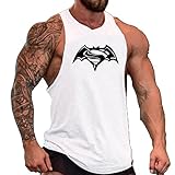 TECOFFER MEN'S GYM MUSCLE SLEEVELESS SHIRT TANK TOP M,L,XL,XXL SIZES