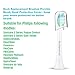 Jiuzhoudeal Replacement Toothbrush Heads for Philips Sonicare 6 Count