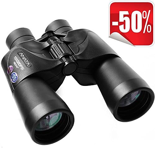 10 X 50 DPSI Binocular, Powerful/Wide Angle/Super Clear, Professional Sightseeing Travel Bird Waching Binoculars for Adults PB-2