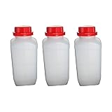 Othmro 3Pcs 51oz Plastic Containers Lab Chemical
