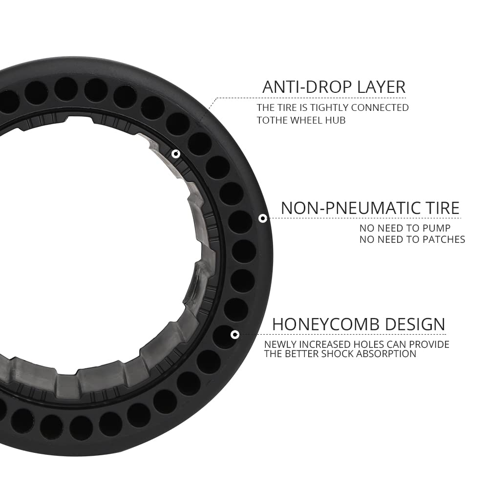 Quick Release Sports Drift Tire are Suitable for Sagway Ninebot S MAX self-Balancing Scooters and Ninebot Gokart Pro Kart Accessories