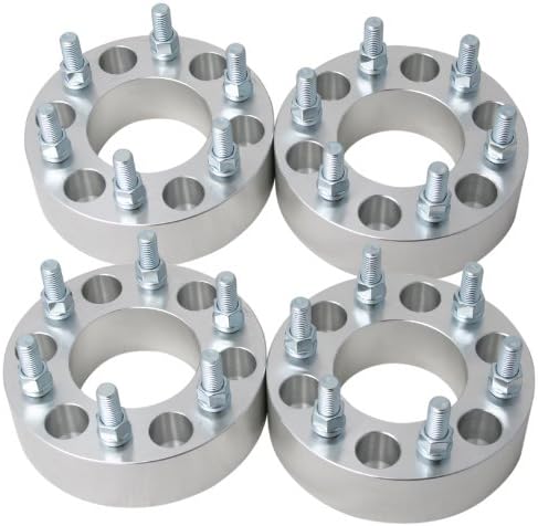 4pc 1.25" Thick - 6x135 Wheel Spacers with 14x2 studs for 6-Lug Ford Expedition F150 F-150 Lincoln Navigator Mark LT Adapters