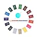 Craft Ink Pad Washable,15 Colors Ink Pads for Rubber Stamps ,DIY Scrapbooking and Card Making (15 pack)