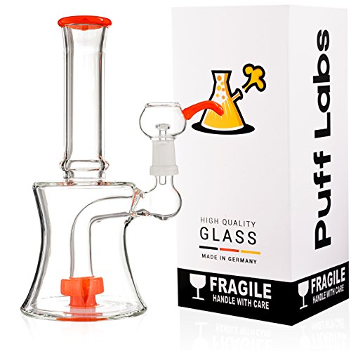 Puff labs transparent orange made in the usa 8 inch