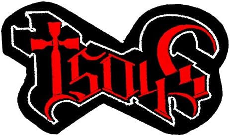 Mnc Patch Black Red GHOST OPUS Music Band Heavy Metal Punk Rock Logo iron on sew on patch Sign Badge Symbol Patch Iron on Applique Embroidered Jacket T shirt Costume