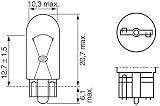 Bosch W5W 501 Pure Light Car Bulbs 12 V 5 W W2,1x9,5d 2 Bulbs view 4