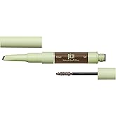 Pixi Natural Brow Duo - Natural Brown, Precision Pencil & Tinted Gel, Waterproof Brow Shaper for All-Day Hold, Paraben-Free, 0.2oz