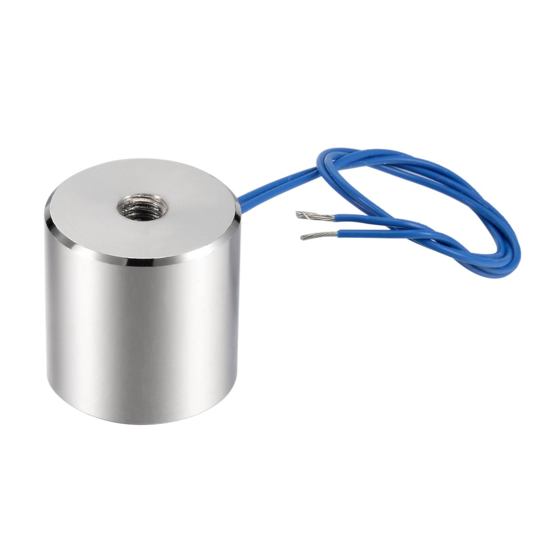 uxcell 80x38mm DC12V 1000N Electric Sucking Disc Solenoid Lift Holding Electromagnet