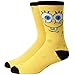 Spongebob Squarepants Closeup Face Adult Crew Socks