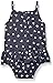 Calvin Klein Baby-Girls Printed Knit Denim Sun Suit with Headband, Blue, 12 Months
