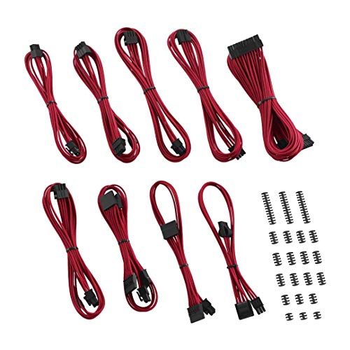 CableMod Classic ModFlex C-Series Cable Kit for Corsair RMi & RMX - RED