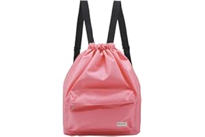 KIKIGOAL Dry Wet Separated Swimming Bag Portable Drawstring Backpack Waterproof Gym Sports Pool Beach Gear Bag