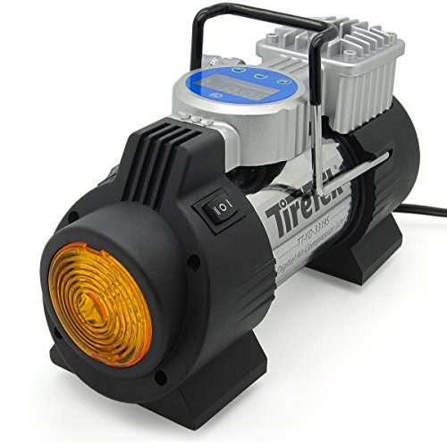 TireTek Power-Pro Portable Tire Inflator Pump - 12V Compressor 40LPM With Auto Cut Off - Thumbnail 2