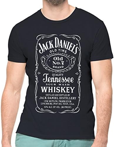 NUTSPIN Jack Daniels Graphic Printed Tshirt for Men