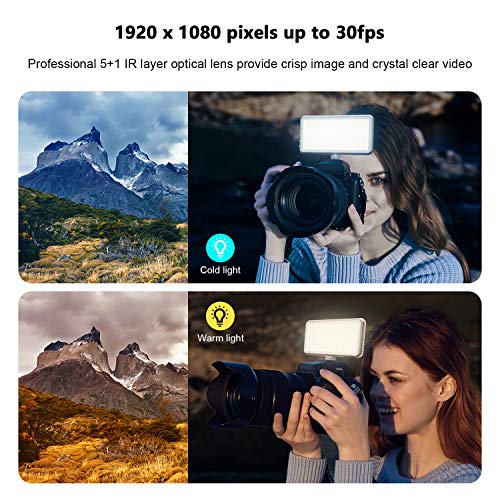 LBHMEI Dimmable LED Video Light Camera Panel - Portable Light, LED Light for Canon, Nikon, Pentax, Panasonic,Sony, Samsung and Olympus Digital SLR Cameras