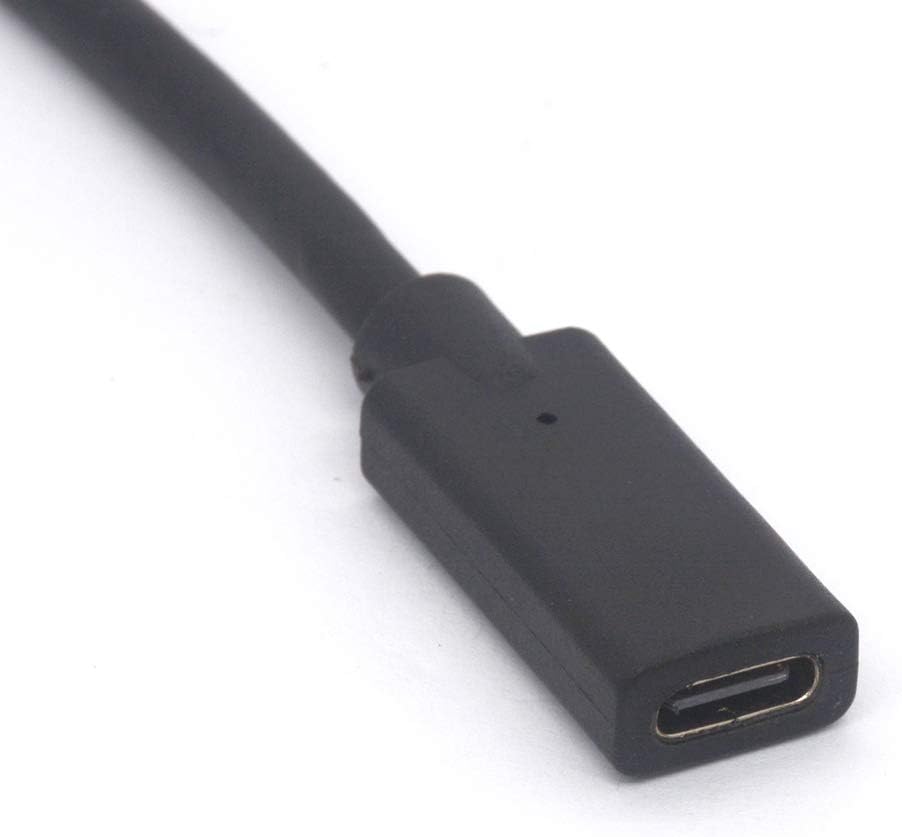 OpenII Angled USB 3.1 Type C Cable Adapter Type-C Male to Female Extender Cord Thunderbolt 3 Charger USB c to c Charging Sync Cable (Side Angle To Female) - Image 5