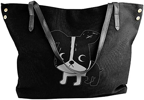 Boston Terrier Women Stylish Tote Shoulder Bag Dumpling Handbag