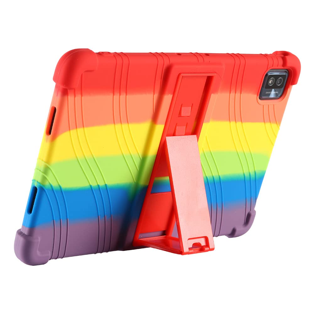 FKQLH Case for Blackview Tab 12, Adjustable Soft Silicone Kids Friendly Protective Cover for Blackview Tab 12 10 Inch, A