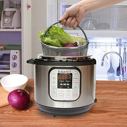 image for AMZLIFE Steamer Basket for Instant Pot Accessories 6qt, Pressure Cooke