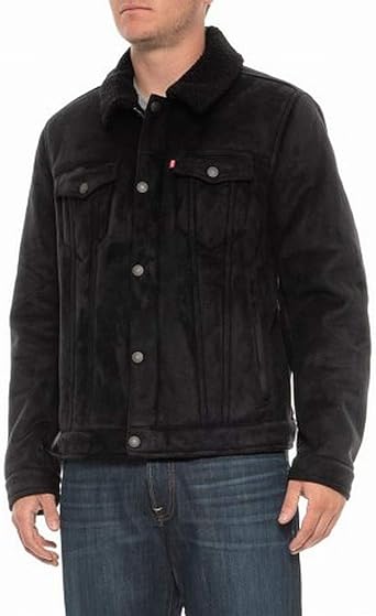 levi shearling leather jacket