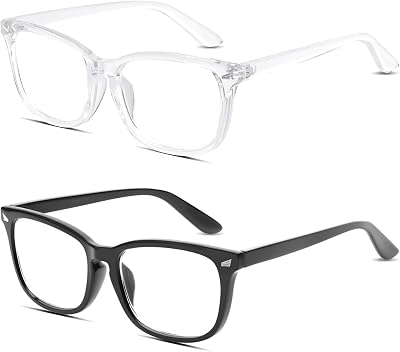 COOLOO Blue Light Blocking Glasses Anti Glare Lightweight TR90 Frames
