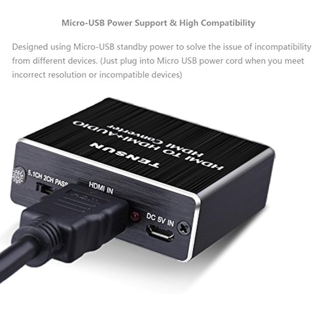 4K HDMI To Optical SPDIF TOSLINK Converter Adapter 3.5mm RCA R/L Stereo Audio PC eBay
